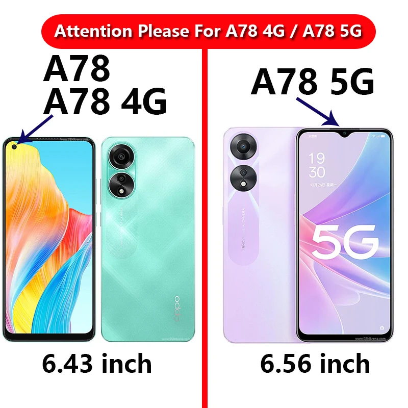 Square Liquid Silicone Original Case For OPPO A78 4G A58 5G Square Full Protection Soft Realme 11 Global Fundas Basic Cover +