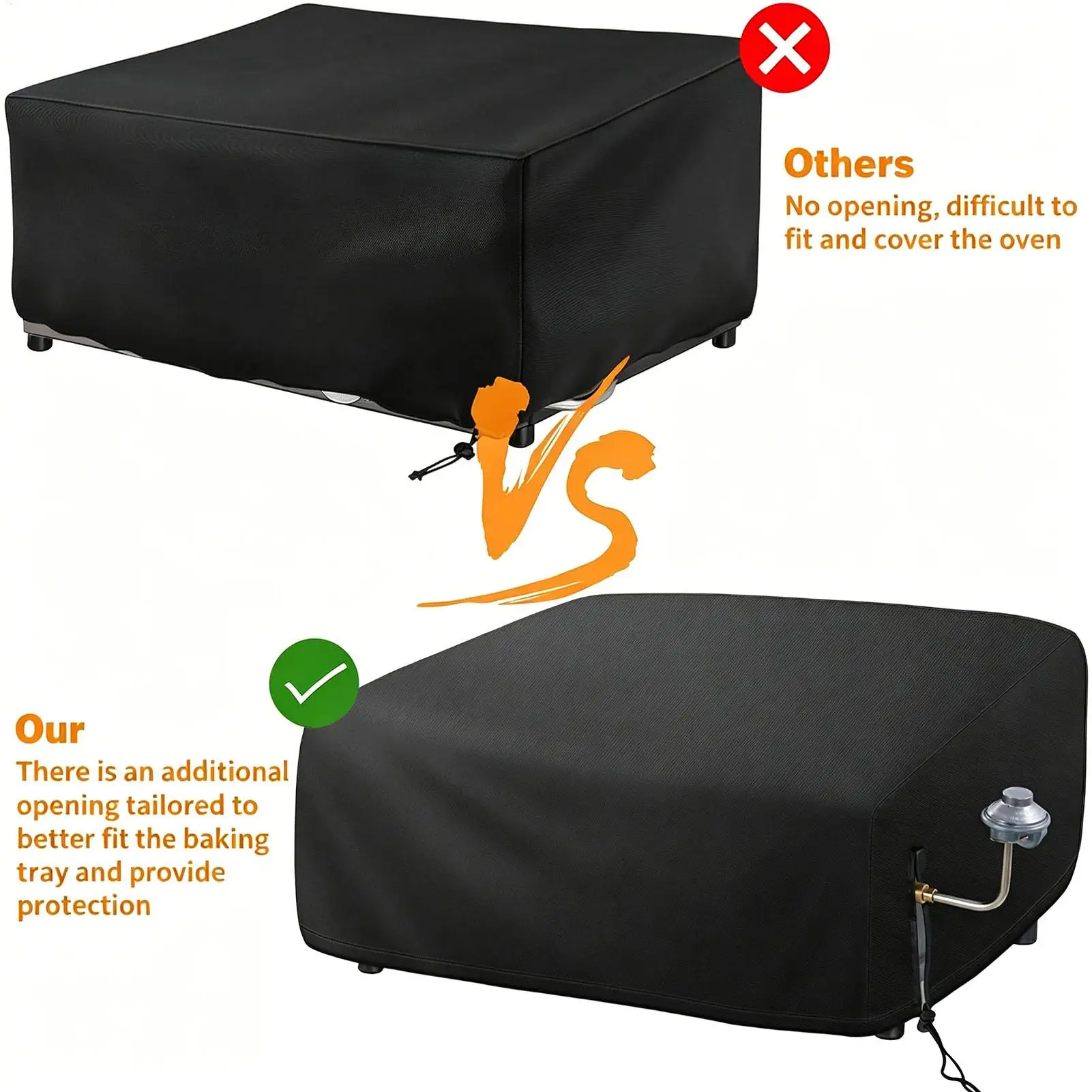 Gas Grill Cover Waterproof Heavy Duty Propane BBQ Top Grill Covers Heavy Duty Waterproof For Barbecue Bar Patio Kitchen Griddle