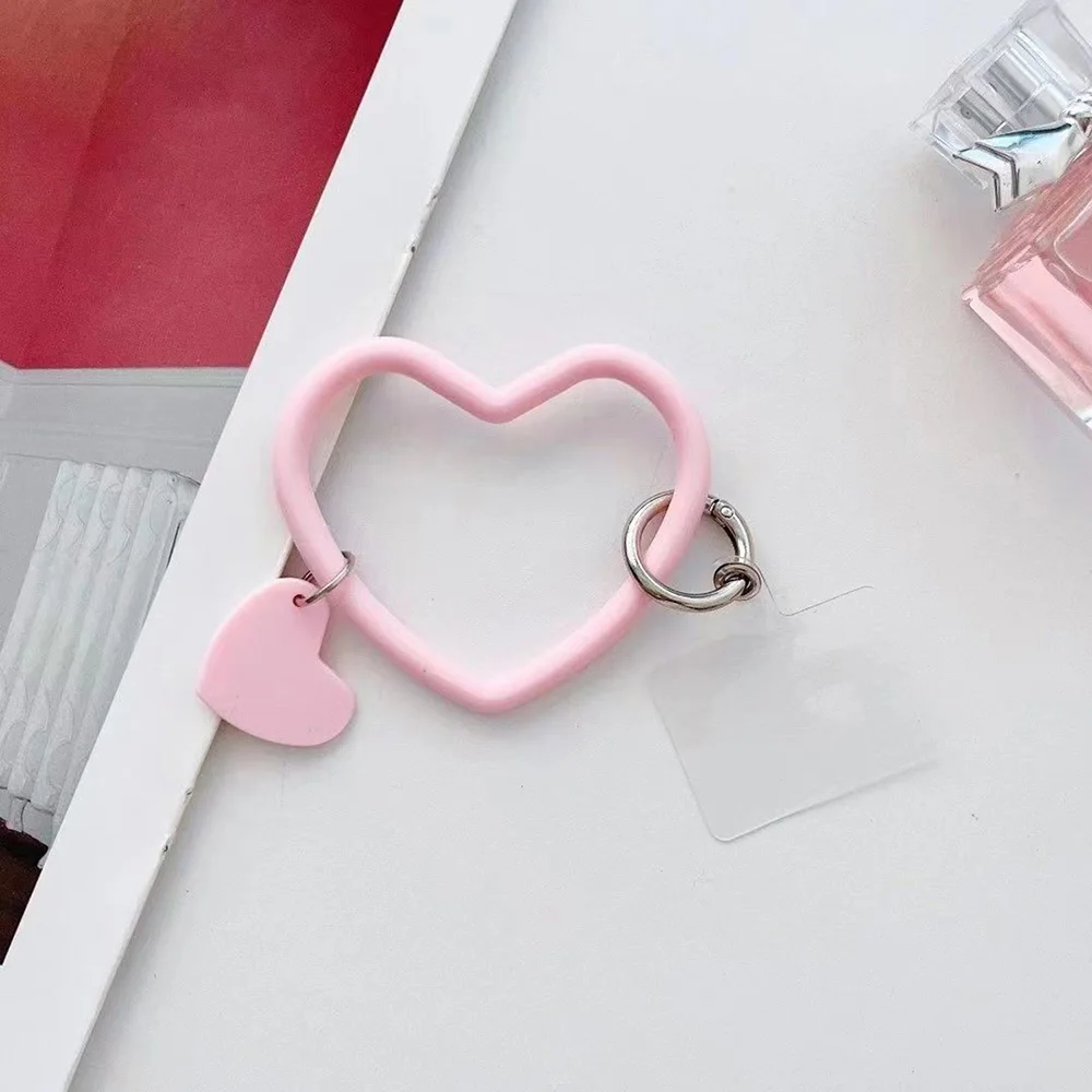Anti-Lost Love Heart Keychain Mobile Phone Strap