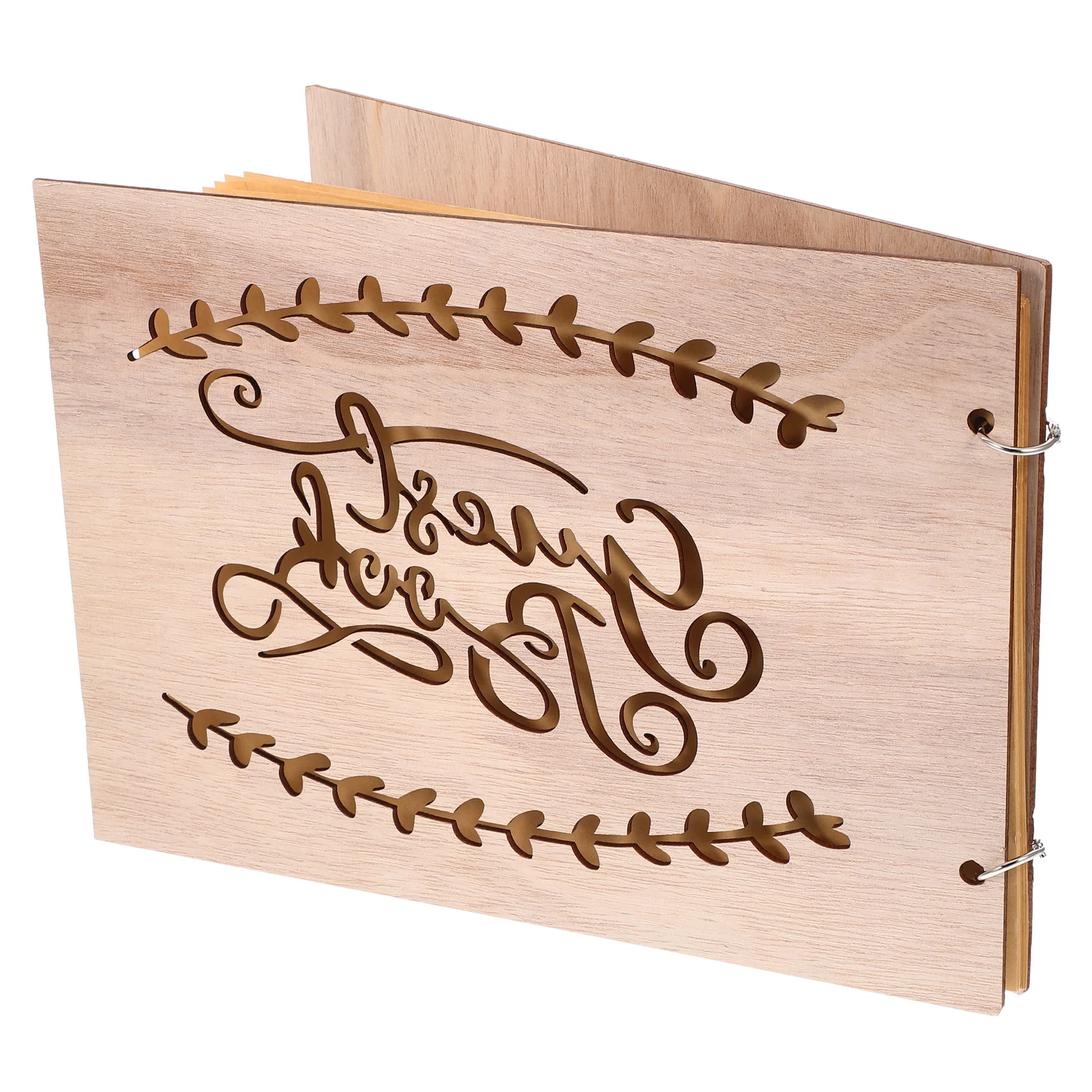 20 صفحة خشبية كتاب ضيوف الزفاف البيج ريفي ألبوم صور لحفل الاستقبال دش تفضل تذكار الذاكرة ديكور للطاولات