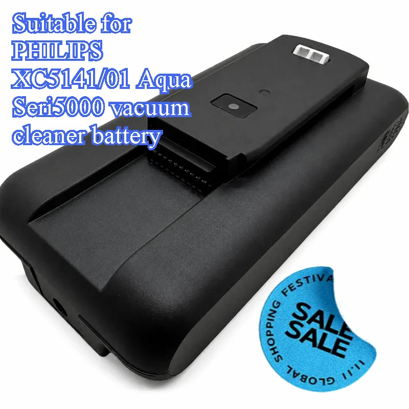 Replacement Battery for PHILIPS XC5141/01 Aqua Series 5000 Vacuum Cleaner High Capacity Rechargeable Li-ion Battery Pack
