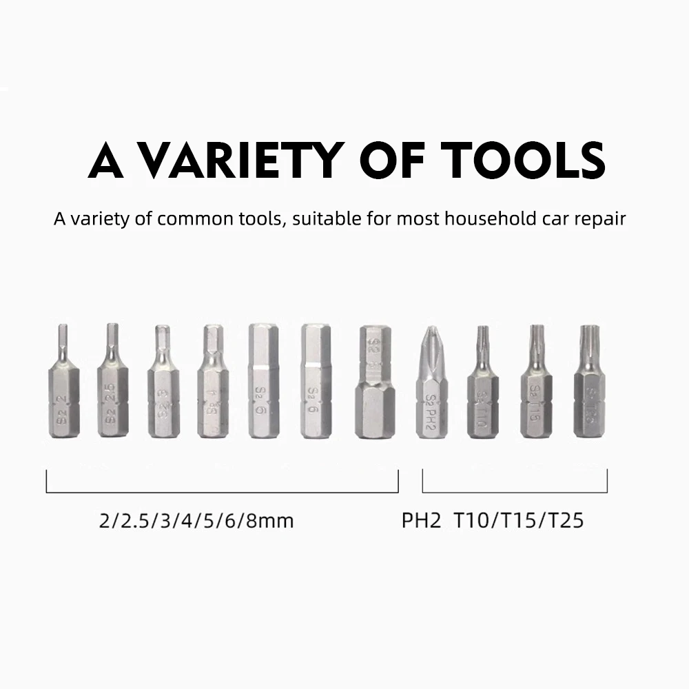 ThinkRider 1/4 Ratchet Wrench Double Ended Quick Socket Ratchet Wrench Screwdriver Hex Torque Wrenches Set Spanner Hand Repair