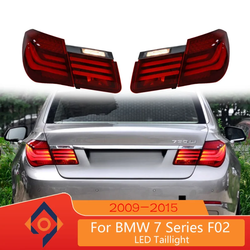 Taillight For BMW 7 Series F02 Tail Light Assembly Old Model Upgrade And Modification New Turn Signal  Brake Reversing Rear Lamp