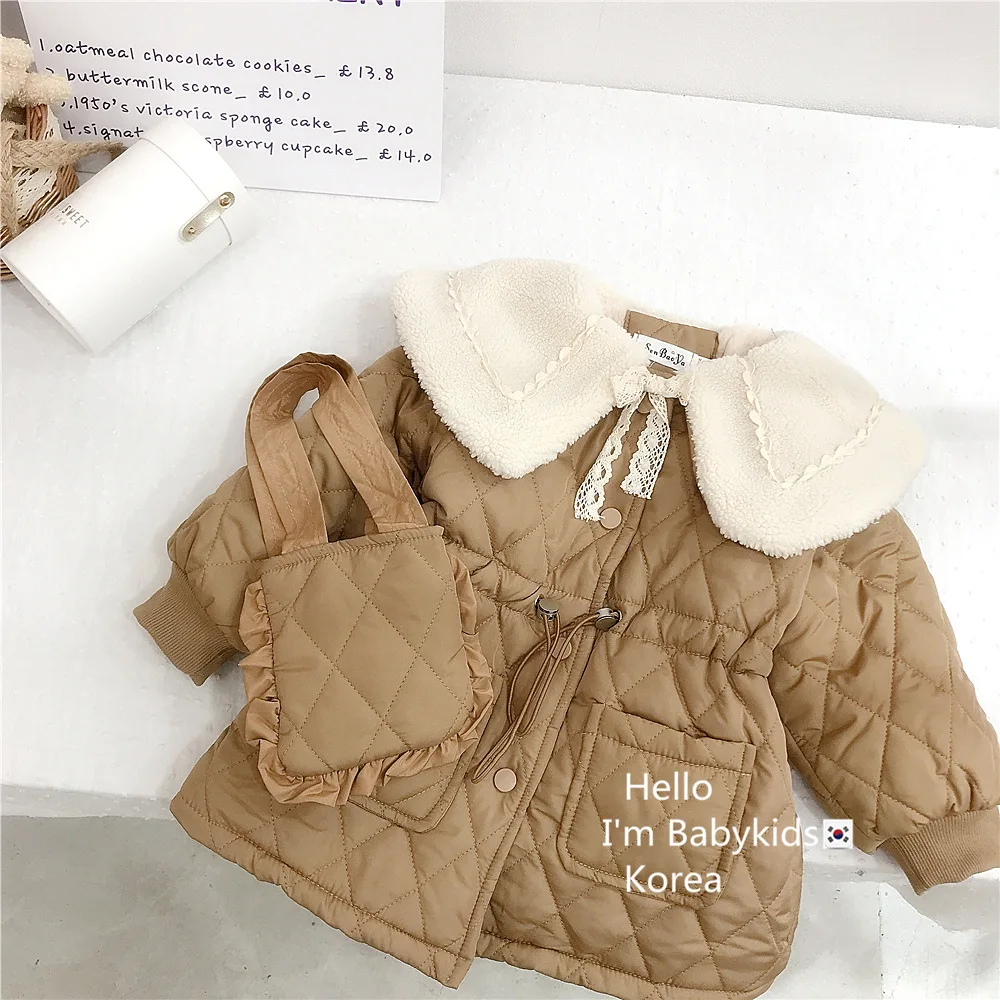 

Girls Coat Overcoat Jacket Windbreak Outerwear 2024 New Arrive Winter Autumn Warm Cotton School Sport Teenagers Children's Cloth