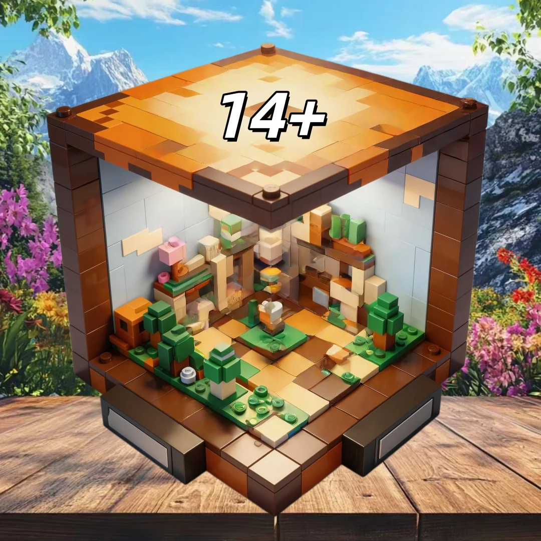 

Настольный декор MOC: сборные модели из строительных блоков, современные украшения для рабочего стола, коллекционные модели для взрослых, подарки