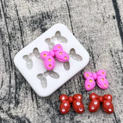 Bows Silicone Sugarcraft Mold Cookie Cupcake Chocolate Baking Mold Fondant Cake Decorating Tools