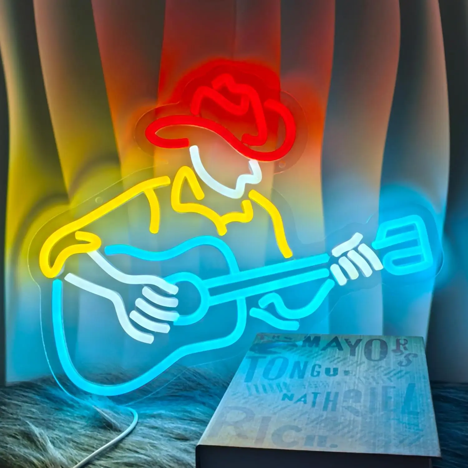 

Неоновая вывеска «Ковбой» с USB-питанием, регулируемая LED-подсветка, настенный декор для игровой комнаты, спальни, гостиной, бара, вечеринки, подарки на день рождения