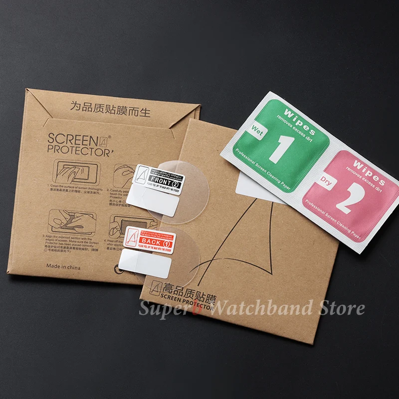 MoonSwatch 용 Swatch 시계 화면 보호기 용 Omega 용 소프트 TPU 하이드로 겔 필름 유리가 아닌 투명 풀 커버 필름