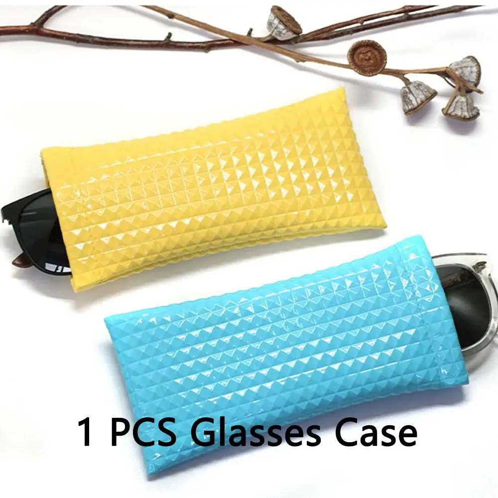 

Boy Fashion Pressure-proof PU Leather Protector Candy Color Storage Box Eyewear Cases Glasses Case Glasses Storage