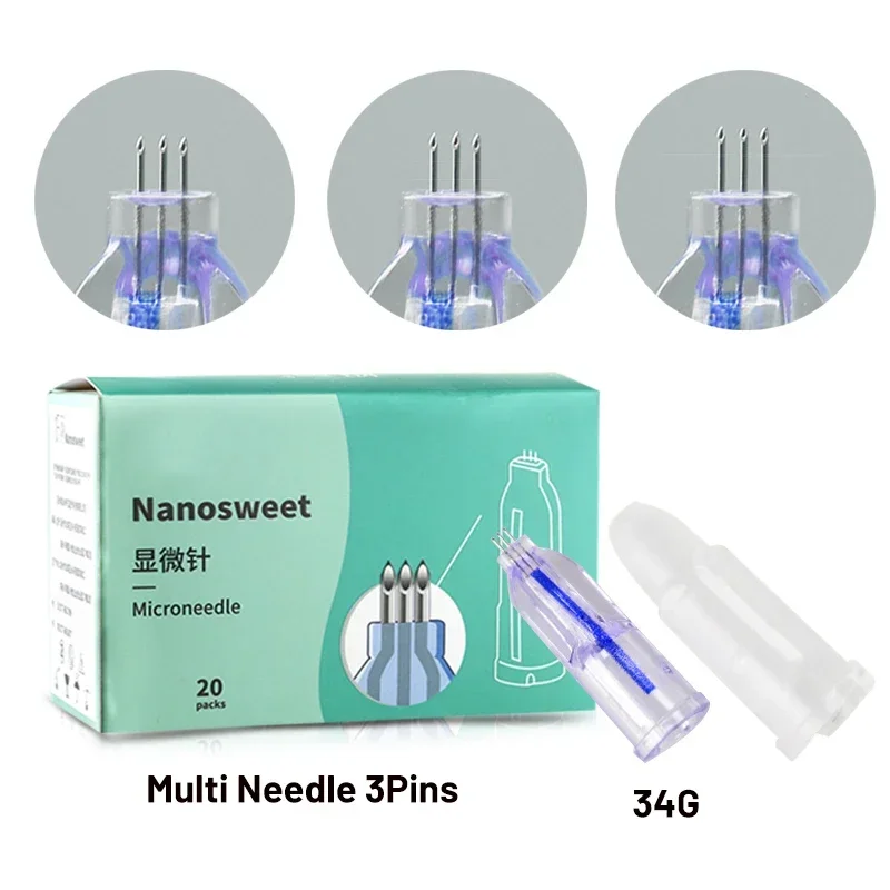 Multineedleing 34G Nanosoft 3 контакта 0