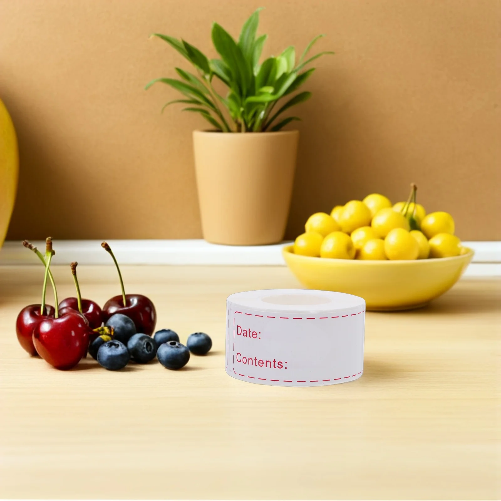 

1 Roll Food Storage Labels Removable Blanket Freezer Label Stickers For Kitchen Fridge Containers Date Content Tracking Sticky