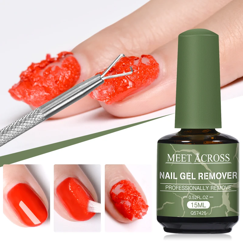1/3pcs Magic Fast Nail Gel Polish Remover Set Burst Nail Gel Quickly Removes Soak-Off Nail Remover Varnish for Manicure Pedicure