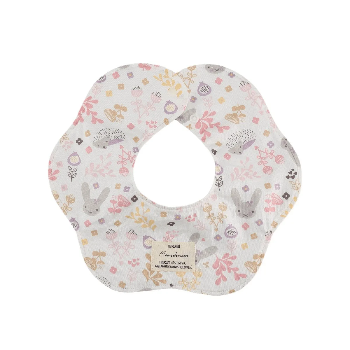 New Korean Style Baby Waterproof Petal Bibs Infants Cotton Feeding Saliva Towel Newborn Toddler Soft Burp Cloth For Cute Kid Bib