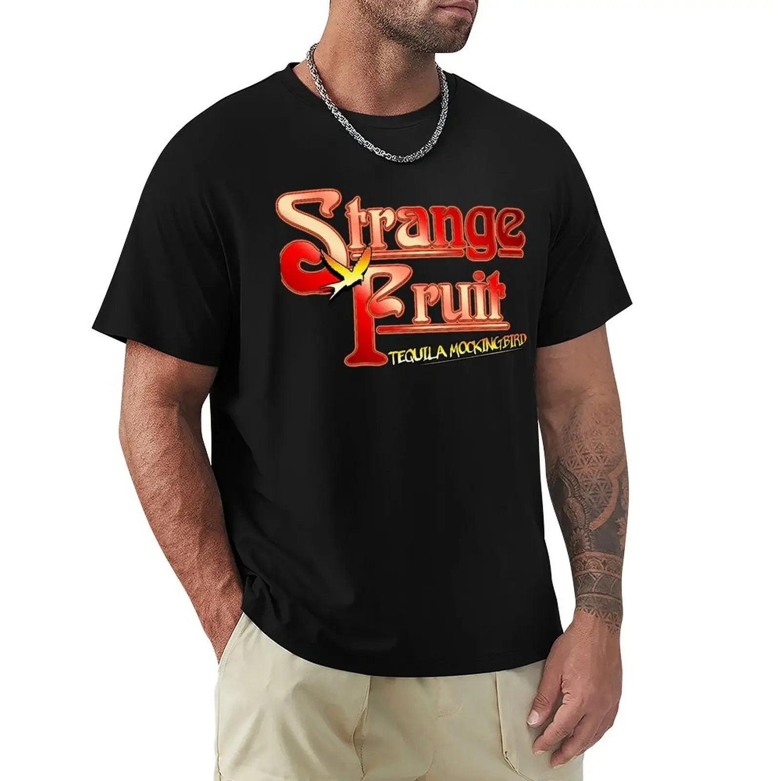 

Still Crazy Strange Fruit Tequila Mockingbird Baseball  Sleeve T-Shirt vintage anime shirt sweat clothes for men