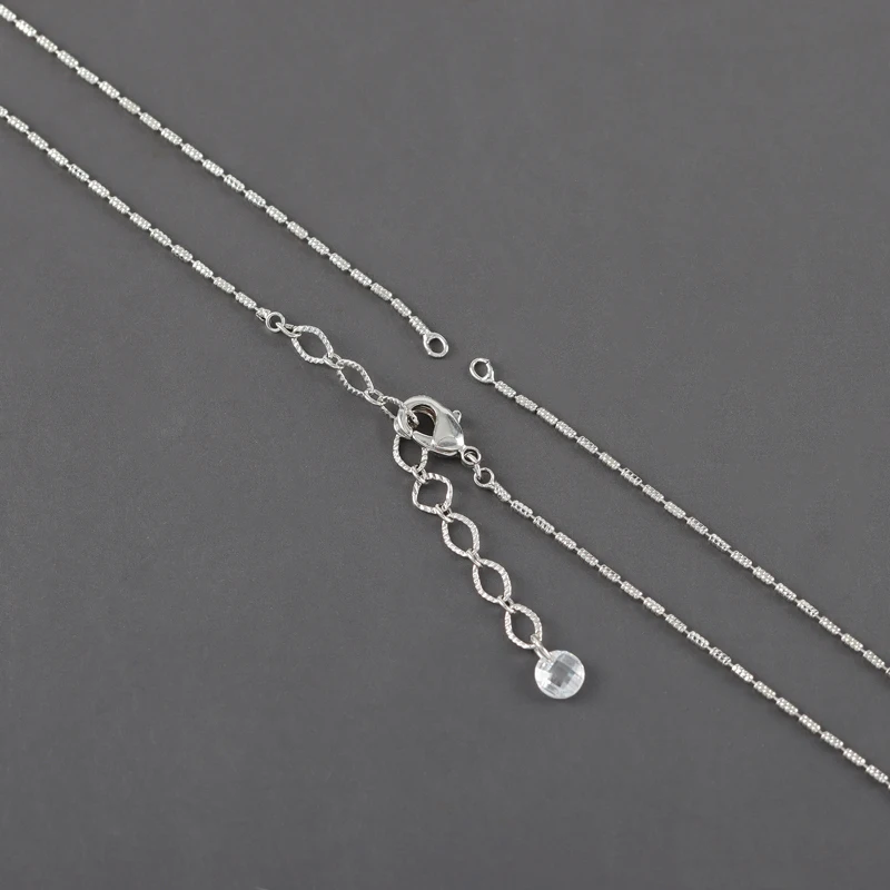 assoonas, M1111, DIY-Kette mit Karabinerverschlüssen, 18k Gold rhodiniert, Kupfer, REACH-konform, nickelfrei, Halskette für Frauen, 1 Stück/Lot – Detail 4