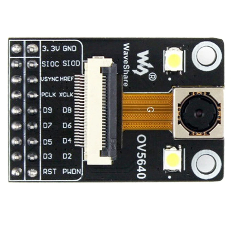 Waveshare OV5640 Camera Module 5MP 2592X1944P STM32 Camera Supports Auto Focus Flash Function