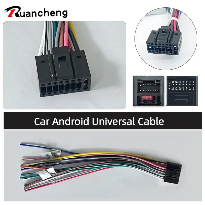 Cavo radio Android per auto 2 din per Hyundai Kia Suzuki Buick Volkswagen ISO Honda Toyota Nissan Mitsubishi Ford CR V FIT Outlander