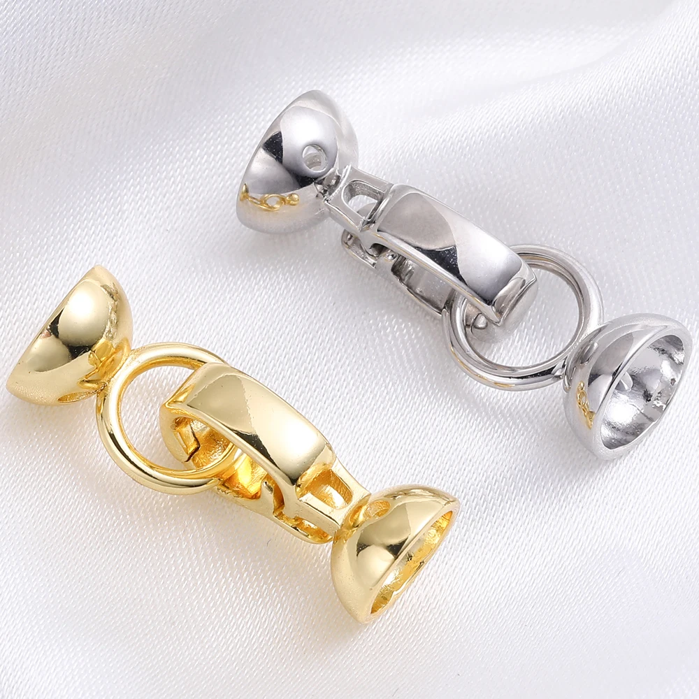 

Juya DIY Women Natural Stone Pearls Crystal Beading Jewelry Making Mountings Handmade Connector Fastener Closure Clasps Supplies