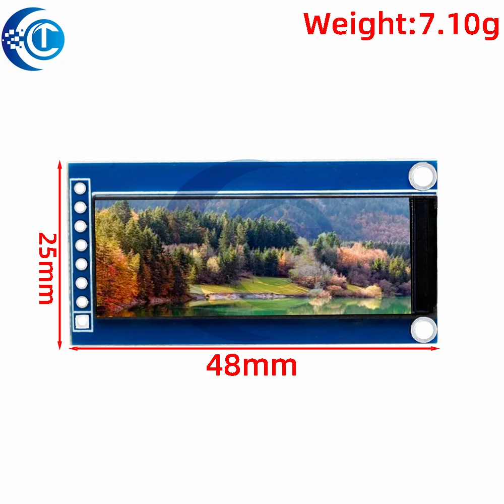 1.68 Inch Long Strip TFT Display (NV3007): 142×148 LCD Module – Full-View SPI Color Screen for Arduino