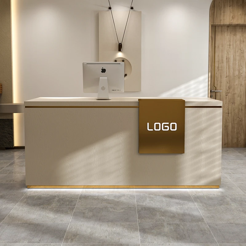 

Register Information Reception Desk Metal Office Clinic Hotel Cash Spa Luxury Service Desk Store Bancone Reception Furniture