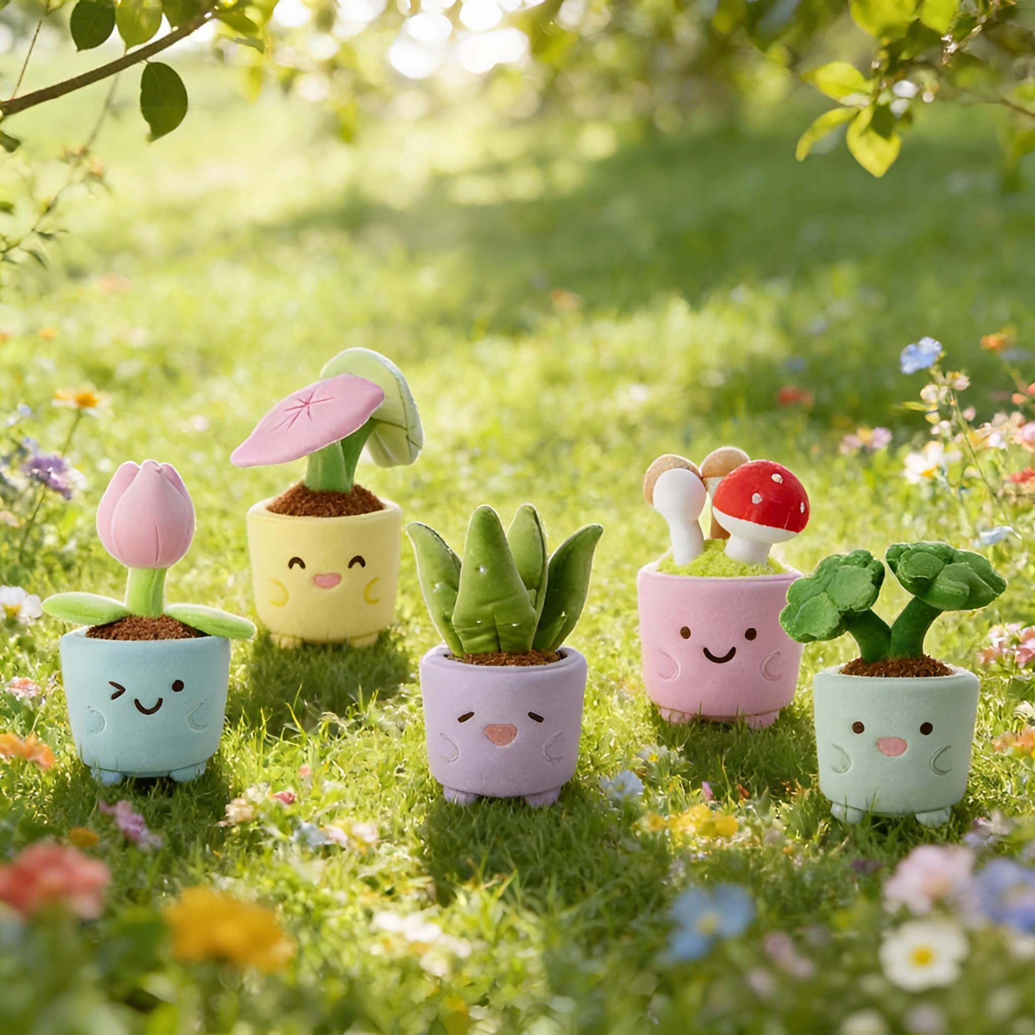 Simulation Potted Plant Plush Toy – a Creative, Cute and Soft Floral Decor Piece, Adorable Collectible Doll,  Birthday Gift.