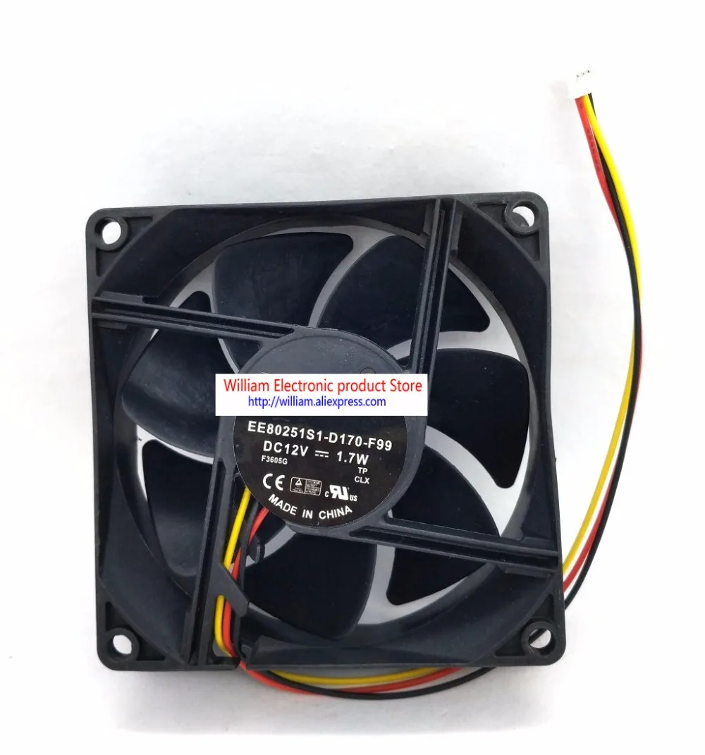 

New Cooling Fan for BENQ EP6127A EE80251S1-D170-F99 12V 1.7W 80x80x25MM