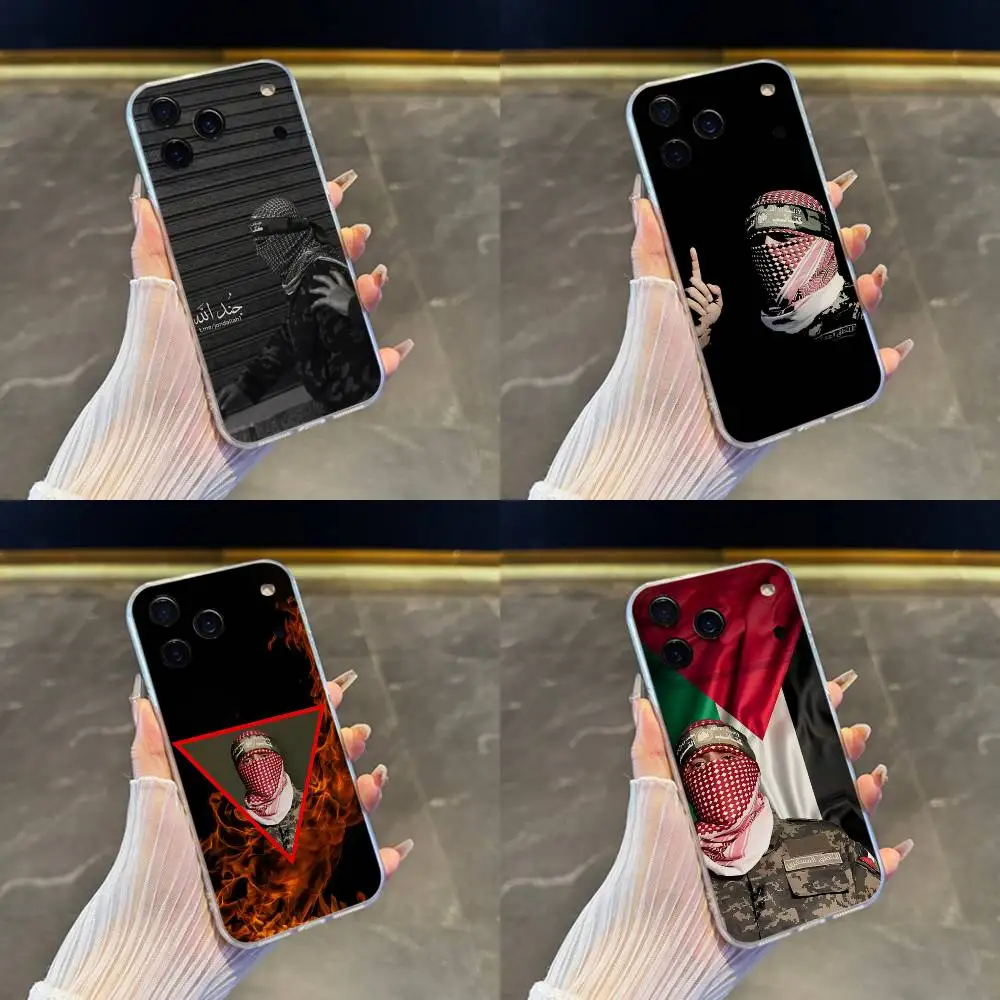 A-Abu O-Obaida Phone Case For iPhone 17,16,15,14,13,12,11 Pro,Max,Plus,X,XS,XR,SE4,E Mini Transparent Soft Cover