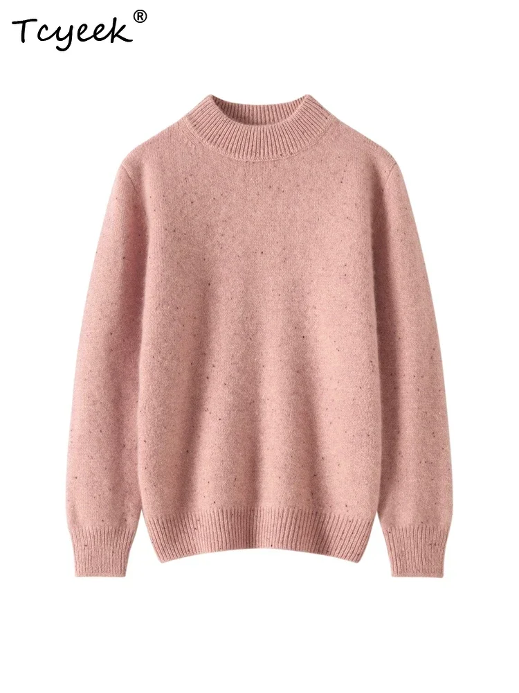 Daily Warm Children's Sweater 100% Cashmere Sweater Pullover Boys Girls Knit Autumn Winter Kids Clothing Casual Thicked Interior