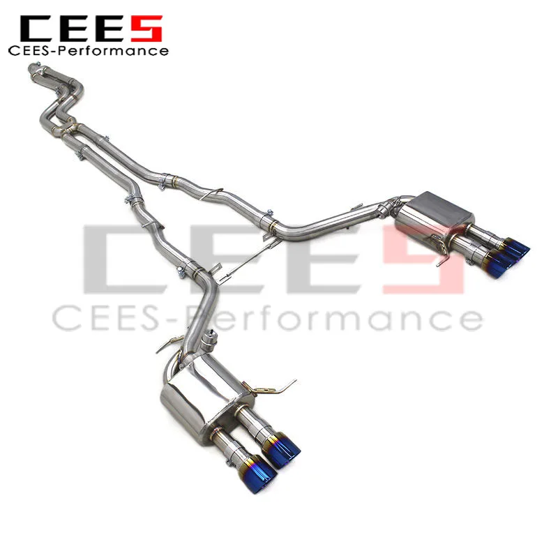 

Cees Valvetronic Catback выхлопные трубы для BMW N55 F06 640 640i 3.0T 2012-2018 тюнинговая выхлопная система из нержавеющей стали