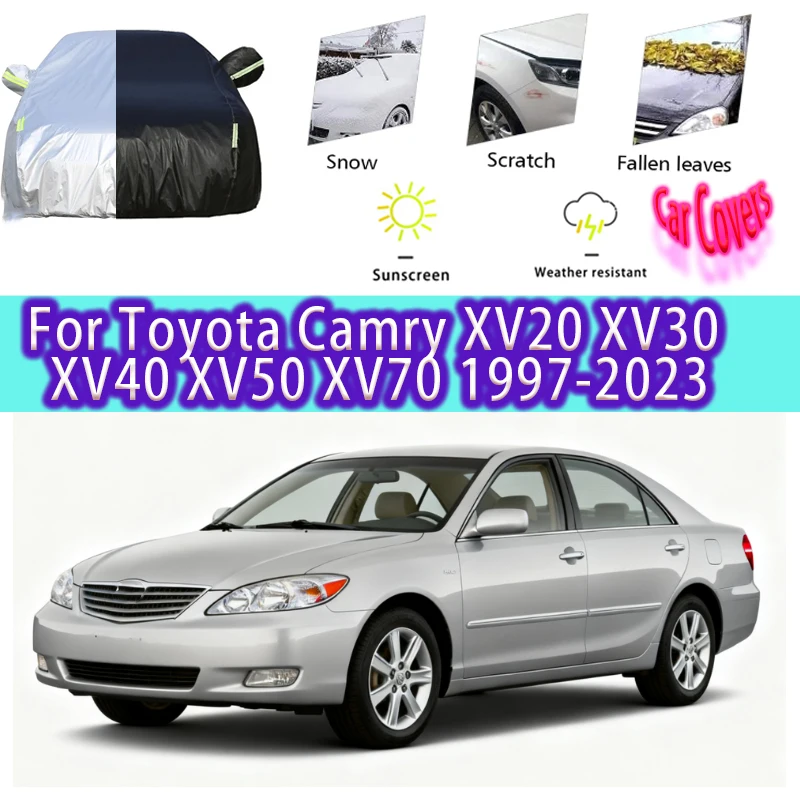 

For Toyota Camry XV20 XV30 XV40 XV50 XV70 Outdoor Protection Full Car Covers Snow Cover Sunshade Waterproof Dustproof Exterior