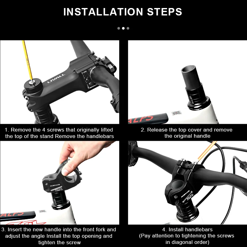 RIDERACE Bicycle Stem 30 Degree 50mm Short MTB Mountain Bike Riser Road Cycling 28.6 Front Fork Stem for 31.8mm Handlebar Parts