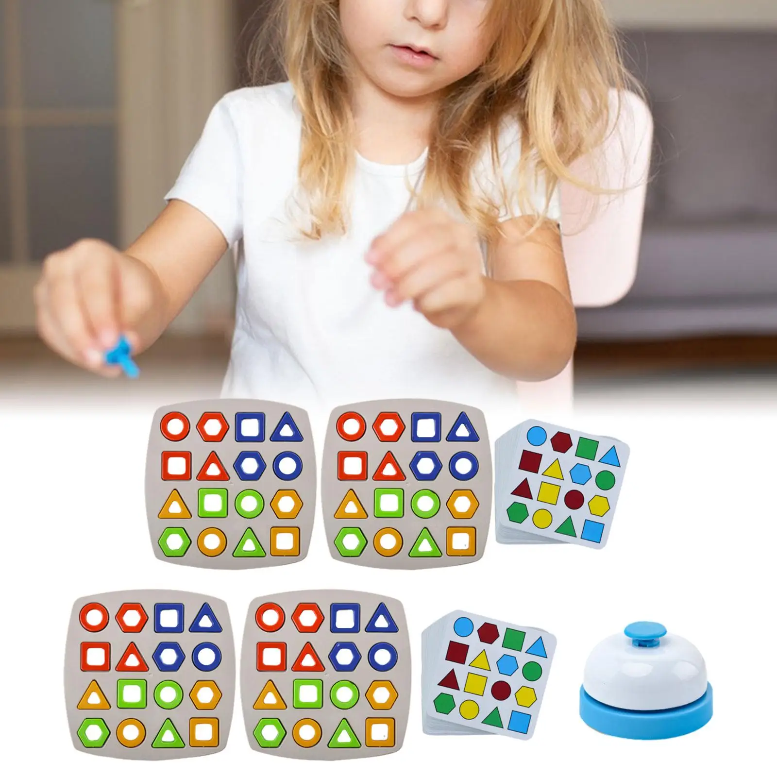 Shape Puzzle Color Recognition Counting Skill Geometric Stacker Game Montessori