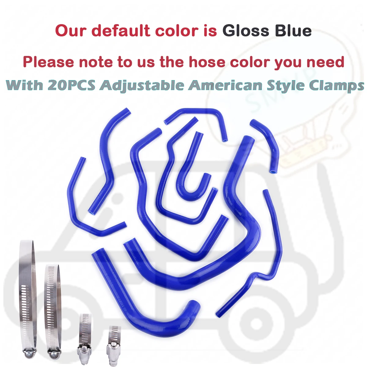 

10PCS 3PLY For 1997 1998 1999 2000 2001 Honda CRV CR-V MK1 B20 2.0L Car Auto Tools Silicone Radiator Hose Kit Coolant Pipe Tube