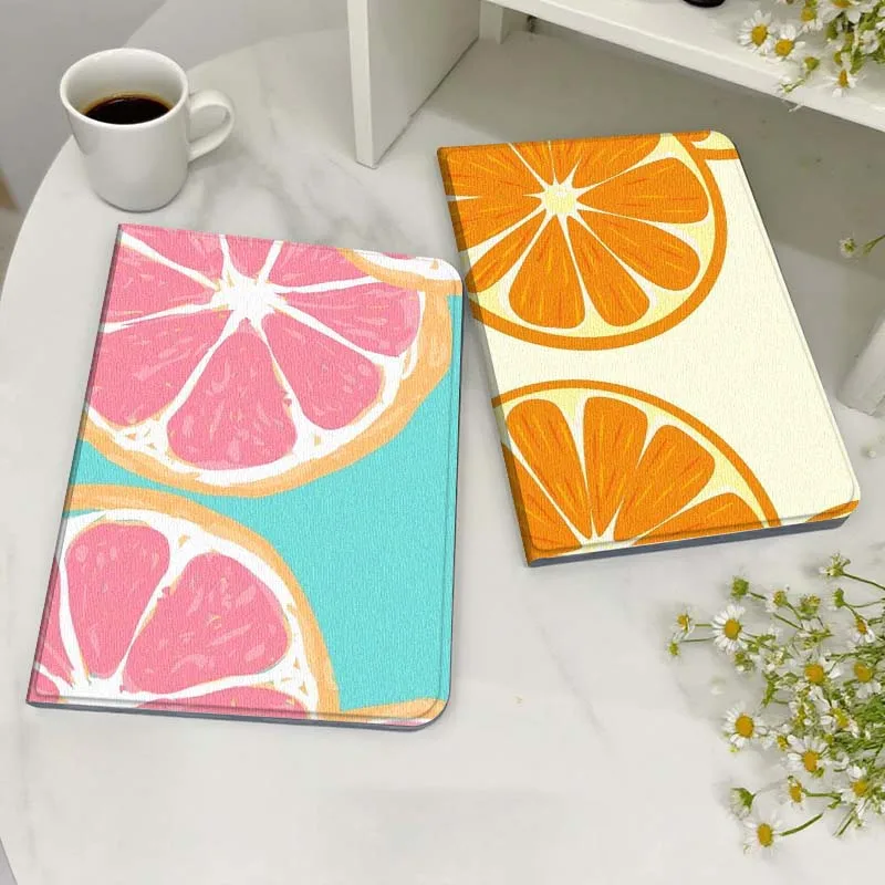 

Citrus Fruit Slices Pattern Case For Huawei MediaPad MatePad M5 M6 11 12 X SE T10 T10s 2 C5e T5 Pro Lite Air 11.5 Inch Tablet