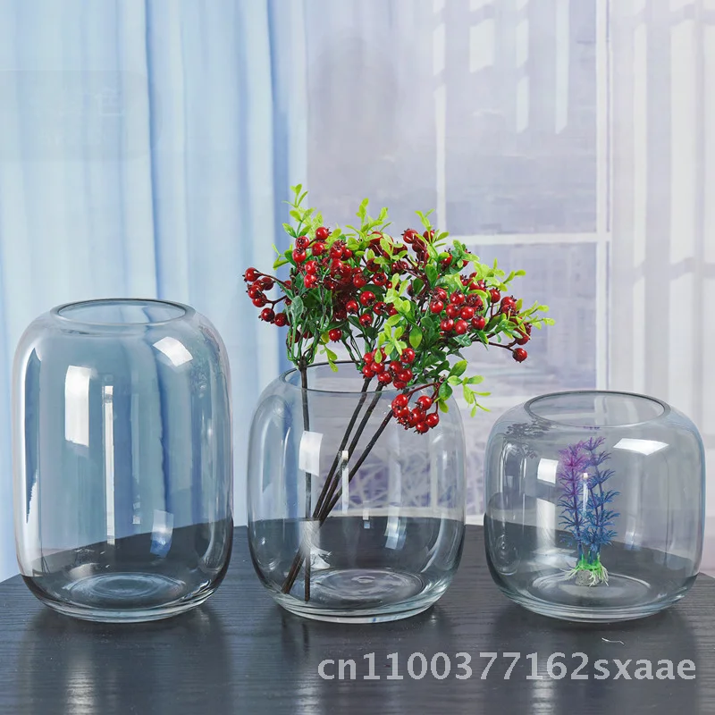 

Креативная стеклянная ваза для рабочего стола с мхом, микропейзаж, бонсай, дерево жизни, экологическое украшение для офиса, минималистичный овальный дизайн