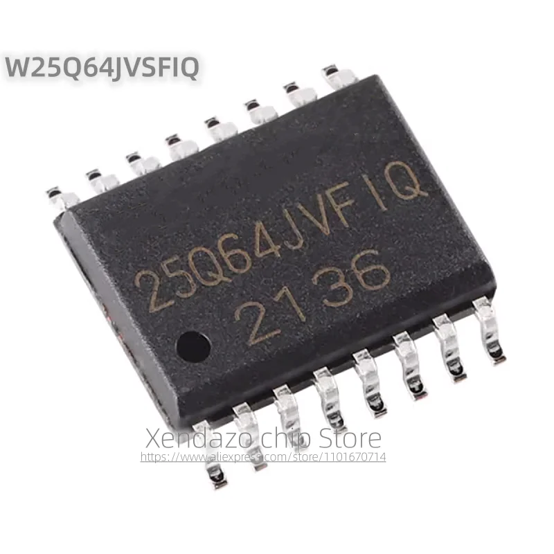 10pcs/lot W25Q64JVSFIQ 25Q64JVFIQ SOP-16 package Original genuine 3V 64M-bit Memory chip