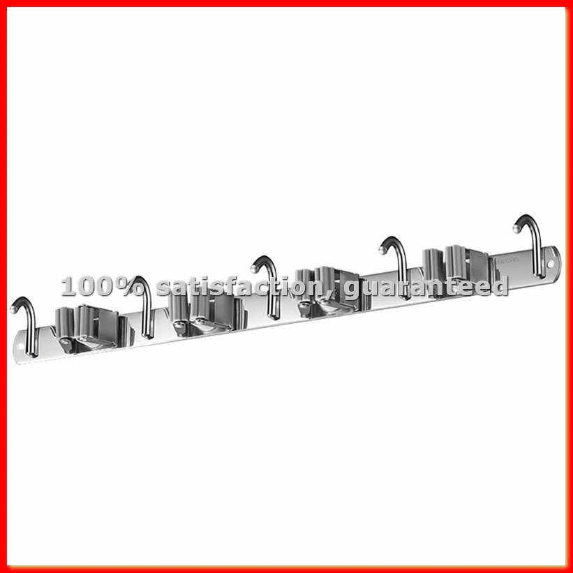 Broom Holder Wall Mount Garden Tool Organizer,Mop Hanger Wall Mounted Garage Storage,Kitchen,Laundry Utility Rack-A68X