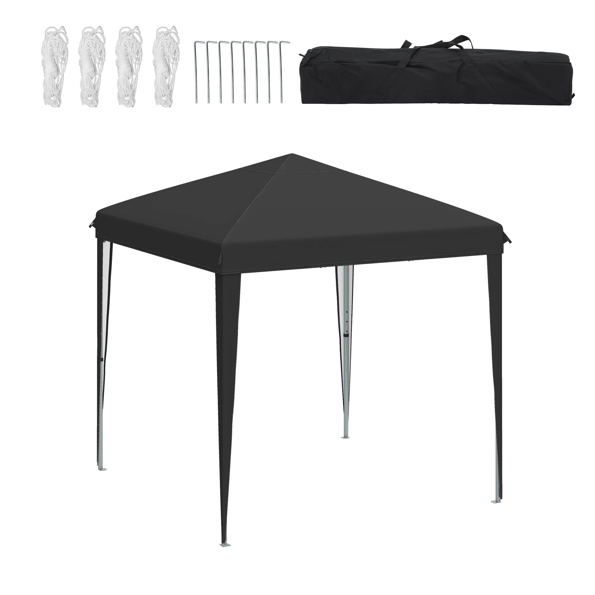 Gazebo Plegable Instantáneo Resistente de 3x3 Metros, Carpa Portátil para Jardín, Camping y Fiestas con Bolsa de Transporte con Ruedas