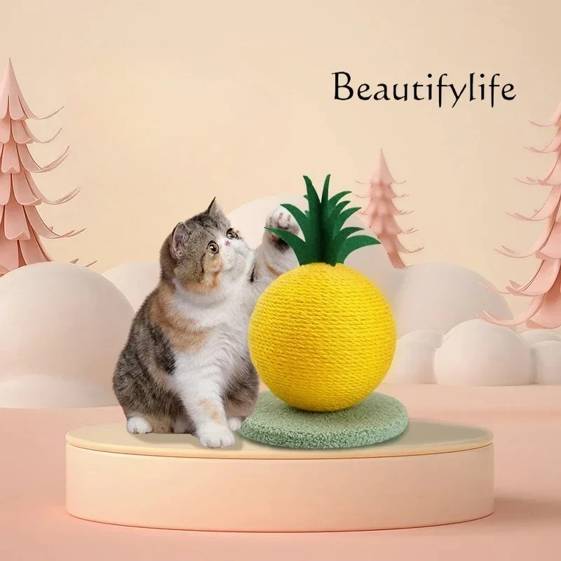 

Y Cat scratching board wear-resistant non-crumbling fruit sword hemp ball vertical cat claw board cat scratching column