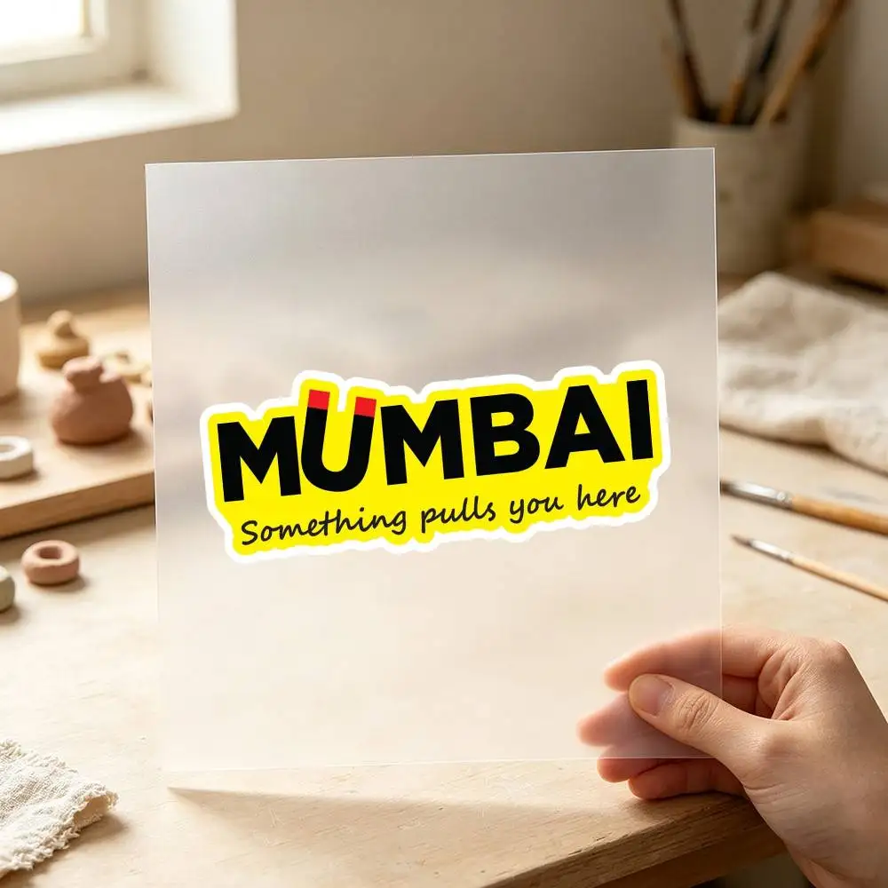 Mumbai Something Pulls You Here Waterproof Stickers For Decorating Car Windows Motorcycles And Computers.