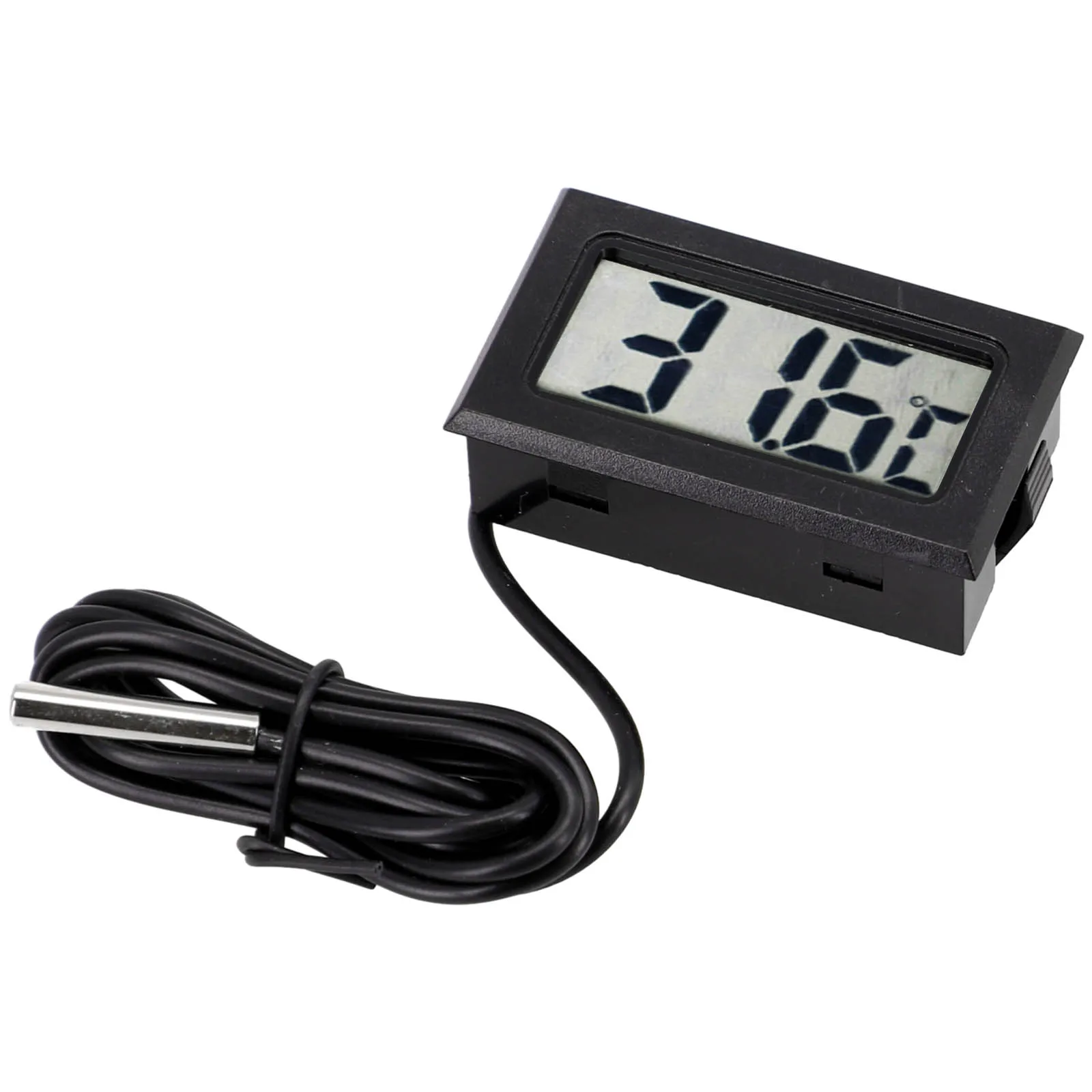 LCD Thermometer Temperature Meter Gauge With Waterproof Sensor Probe Monitor And Control Temperatures With Confidence