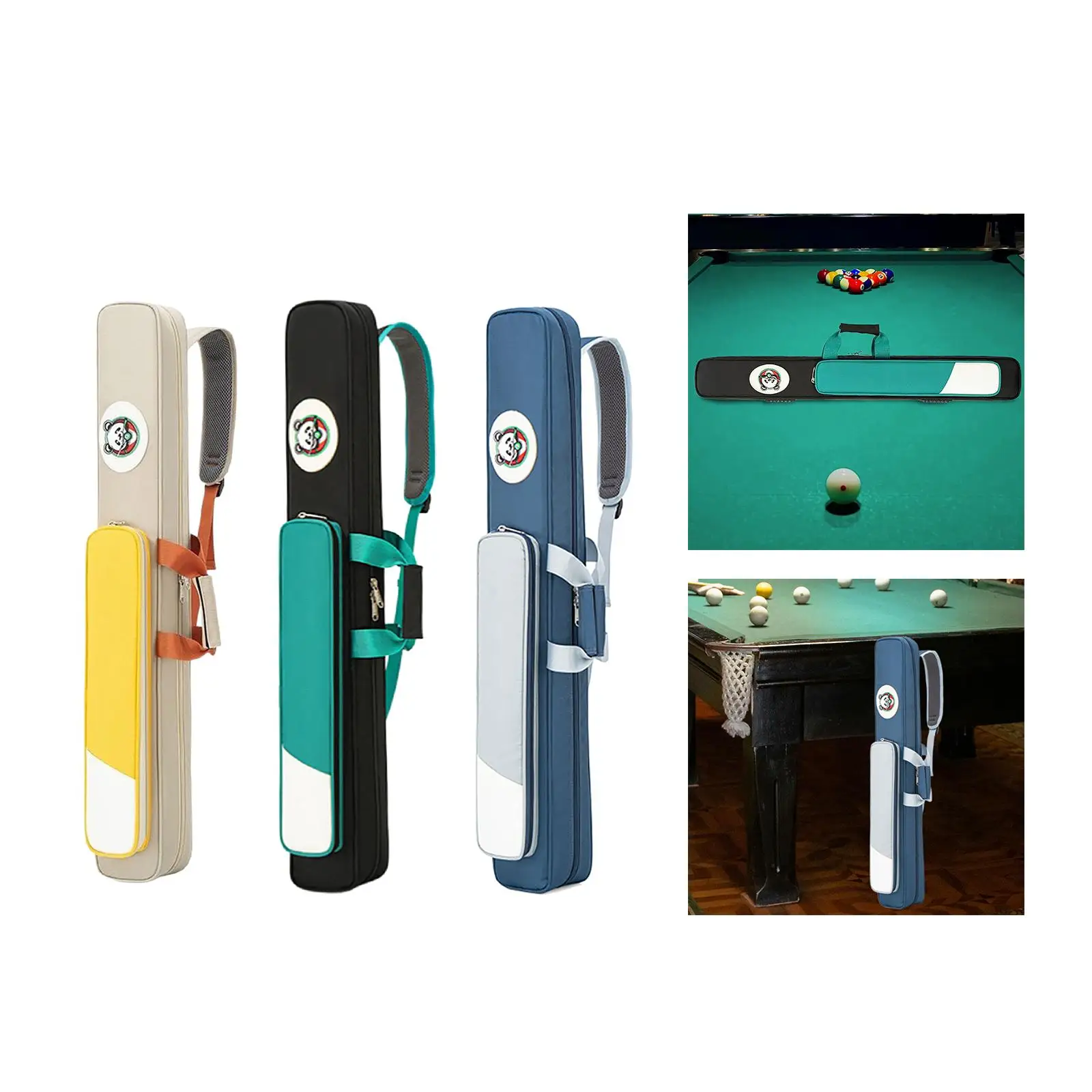 

Pool Cues Case 5 Holes Pouch Organizing Accessory Billiard Pole Storage Bag