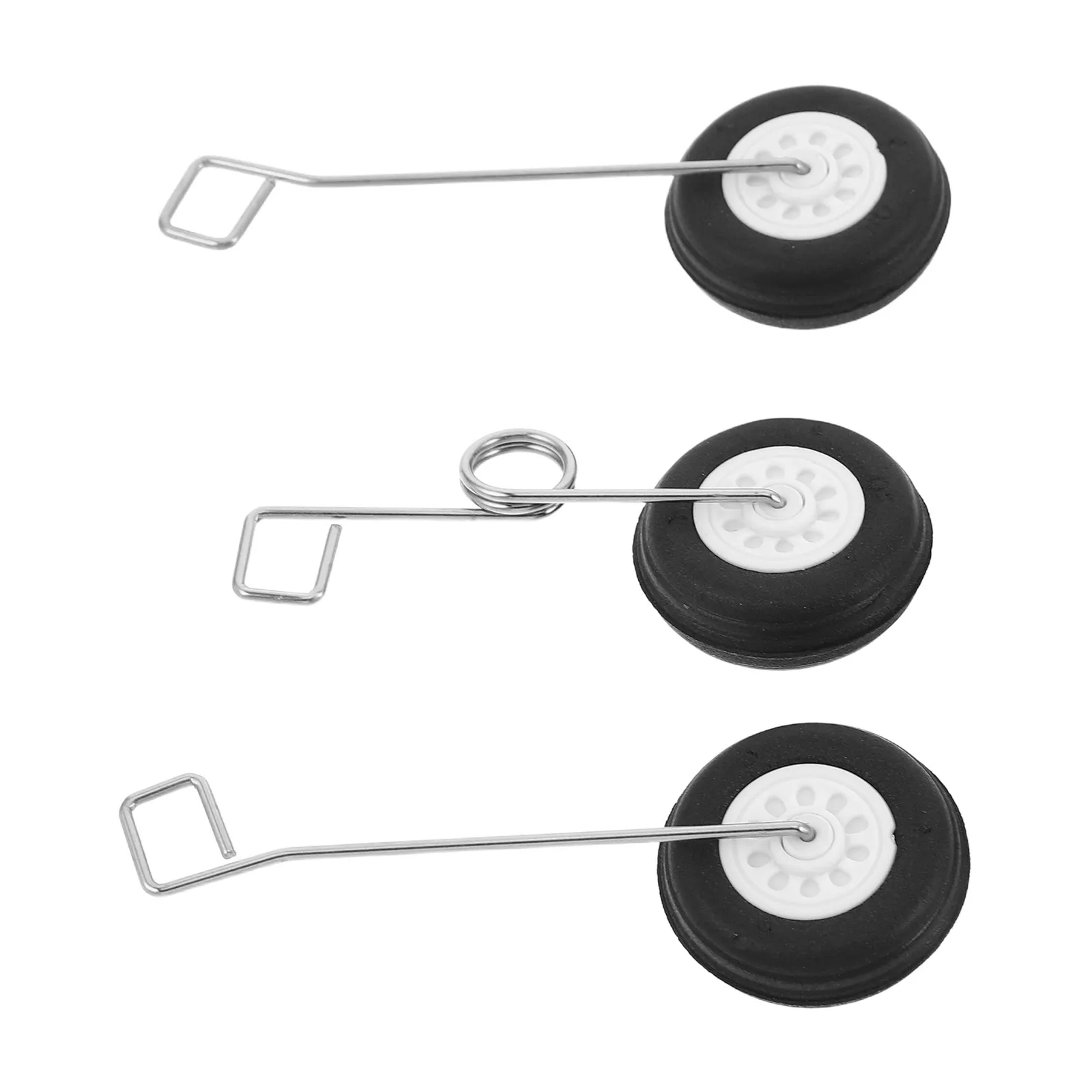 

1 Set Rc Plane Landing Gear Upgrade Replacement Front Wheels Aircraft Assembly Parts Spare Components for DIY Fixed-Wing Rc
