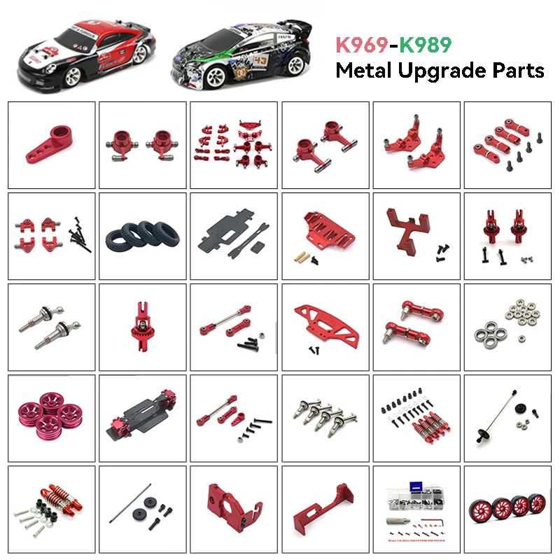 

Металлическое обновление, модифицированные детали шасси коробки передач, колесная база 98 мм 102 мм для WLtoys 1/28 284131 k979 k989 k999 Запчасти для радиоуправляемых автомобилей