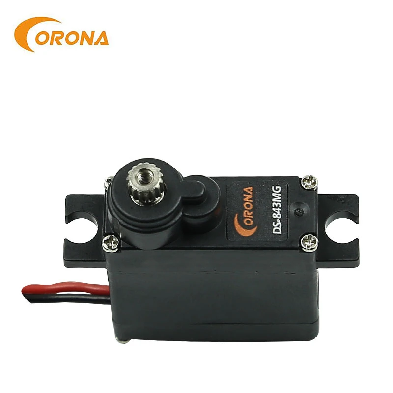 4PCS Corona DS843MG 12,5g Digitaler Metallgetriebe-RC-Servo 4,0-4,8kg.cm Drehmoment für RC-Flugzeug, Hubschrauber, Auto, Robotermodell – Detail 1