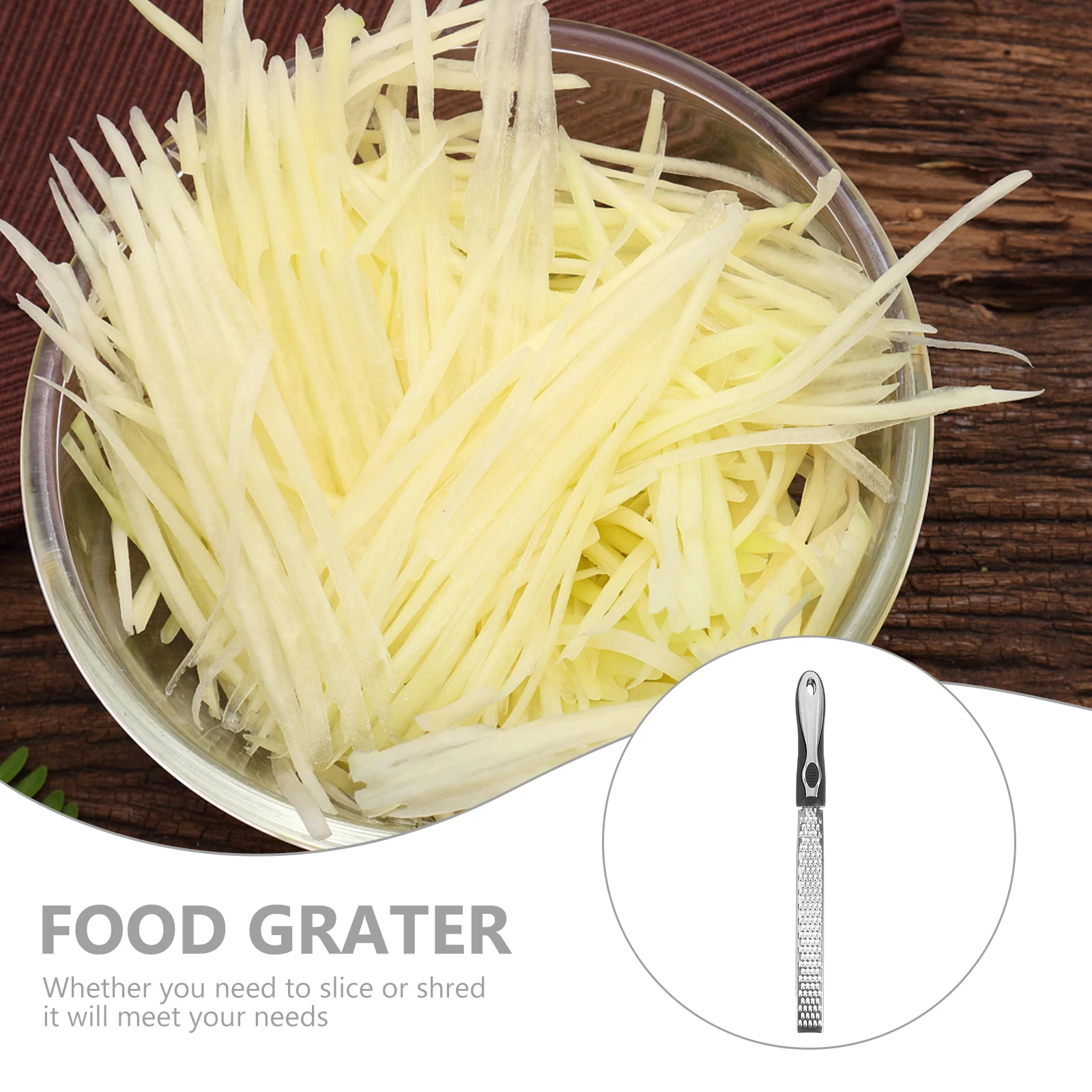 

5Pcs Food Grater Stainless Steel Multipurpose Cheese Vegetable Cutter Lemon Garlic Ginger Slicer Kitchen Shredder Grating Tool