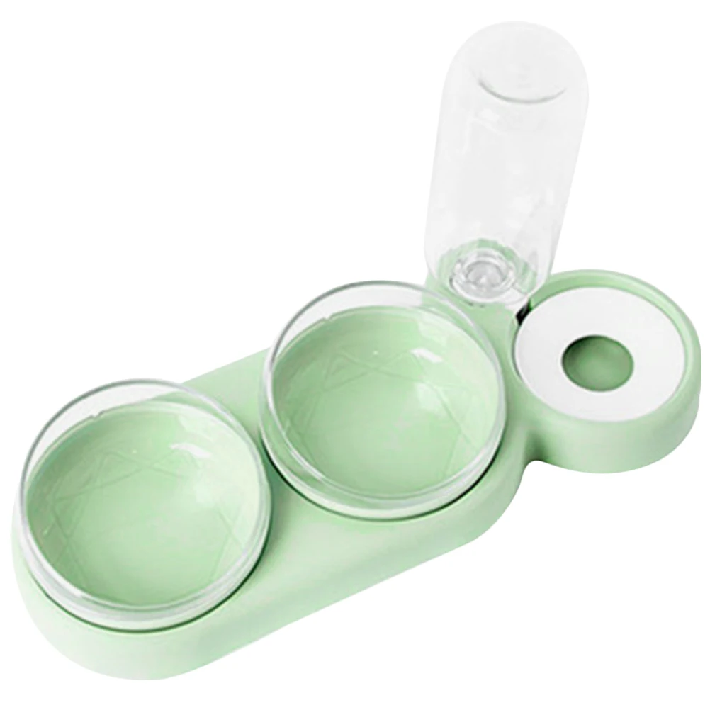 

Plastic Pet Detailed Cat Bowl Feeder Water Dispenser Dishes Raised Slanted Tilted Cat Bowls Elevated Reusable Dog