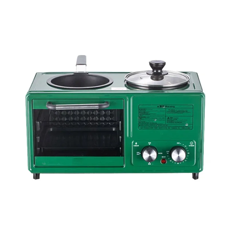 New Type Mini Breakfast Machine Small Electric Oven Deep-Fried And Steamed Four-In-One Non-Stick Breakfast Machine