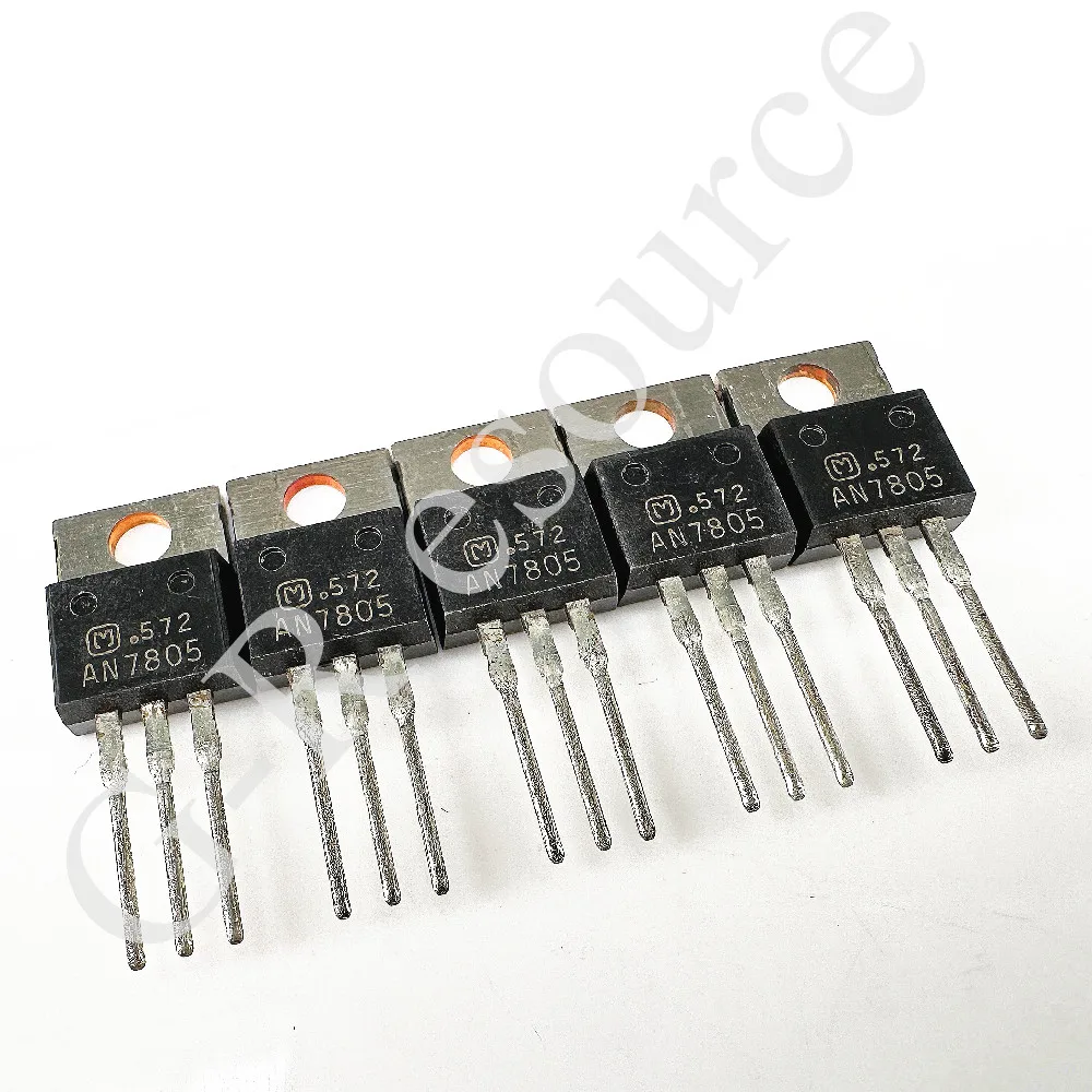 (10pcs) AN7805 TO-220 1.5A 5V three-terminal voltage regulator