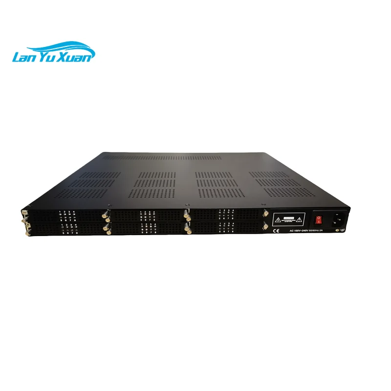 32 Channels IP to Analog Modulator with H.265/HEVC Decoding Automatic HD to SD Downscaling Supporting Standard PAL/NTSC/SECAM